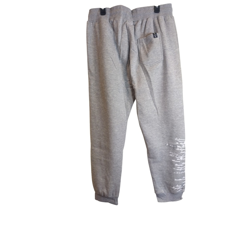 Screenshot Brand Mens Gray Jogger Sweatpants Colorblock Diamond Streetwear NWT - Picture 4 of 12